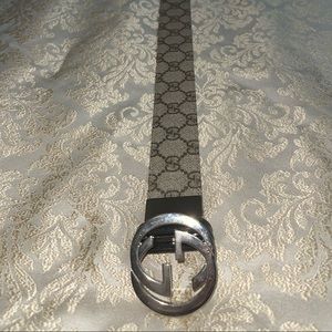 Mens gucci reversible belt Reversible GG Supreme